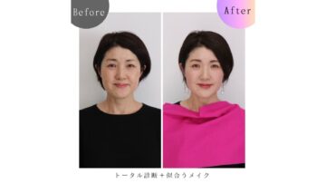 男女ペアパーソナルカラー診断お客様